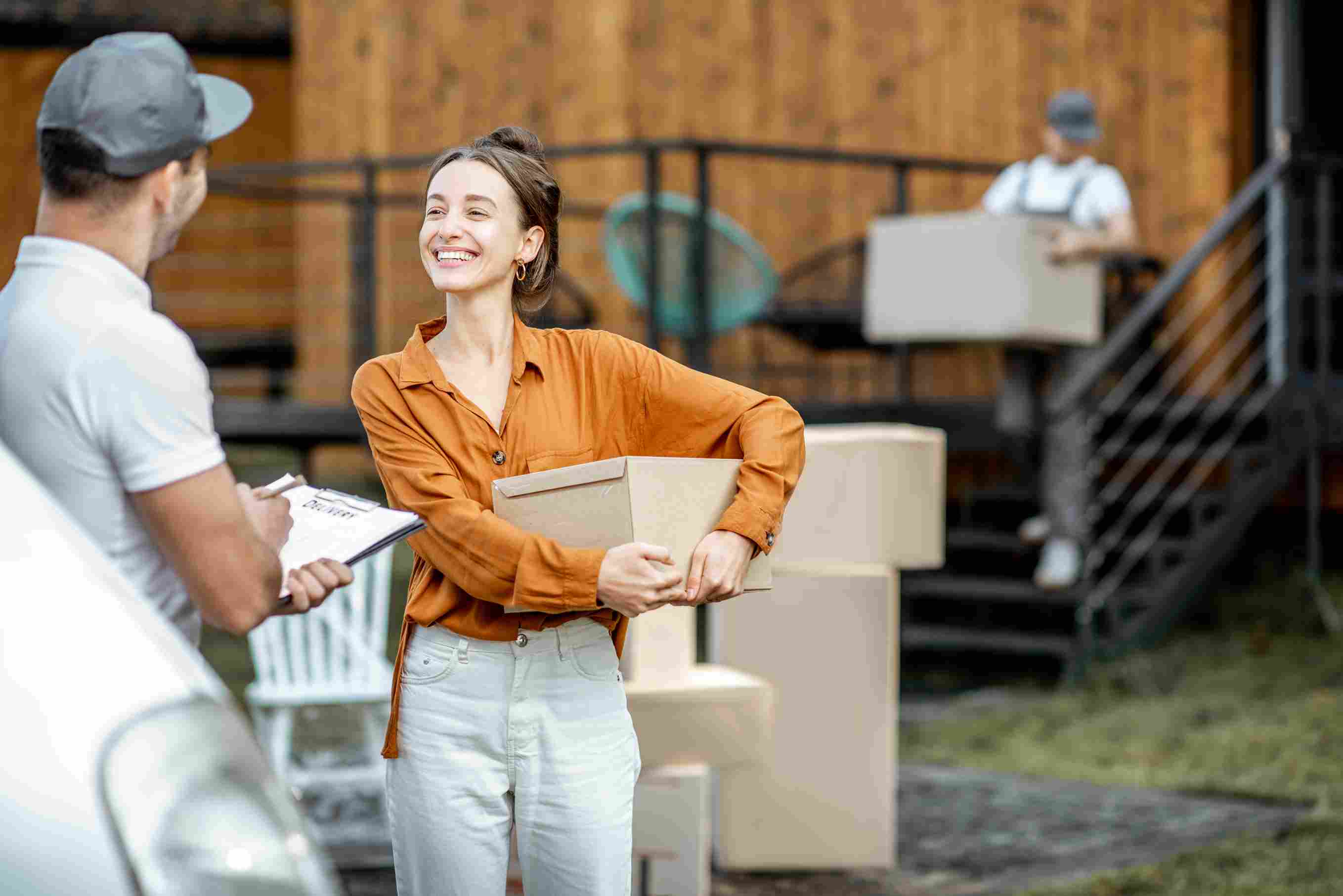 Move Me UAE relocation team carefully moving furniture in Dubai